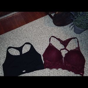 VS bras both size large